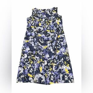 ❤️Talbots Floral Dress - Blue, Yellow, and White size 16P